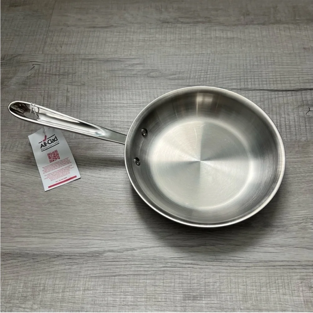 NEW ALL CLAD D3® Tri-Ply Stainless-Steel 8”  Fry Pan